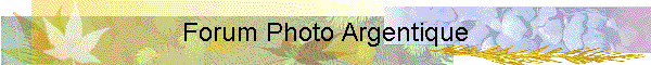 Forum Photo Argentique
